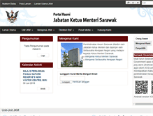 Tablet Screenshot of jkm.sarawak.gov.my