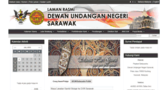 Desktop Screenshot of dun.sarawak.gov.my