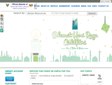 Tablet Screenshot of elibraries.sarawak.gov.my